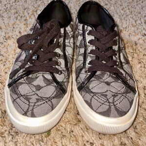 Coach Black and Gray Athletic Shoes